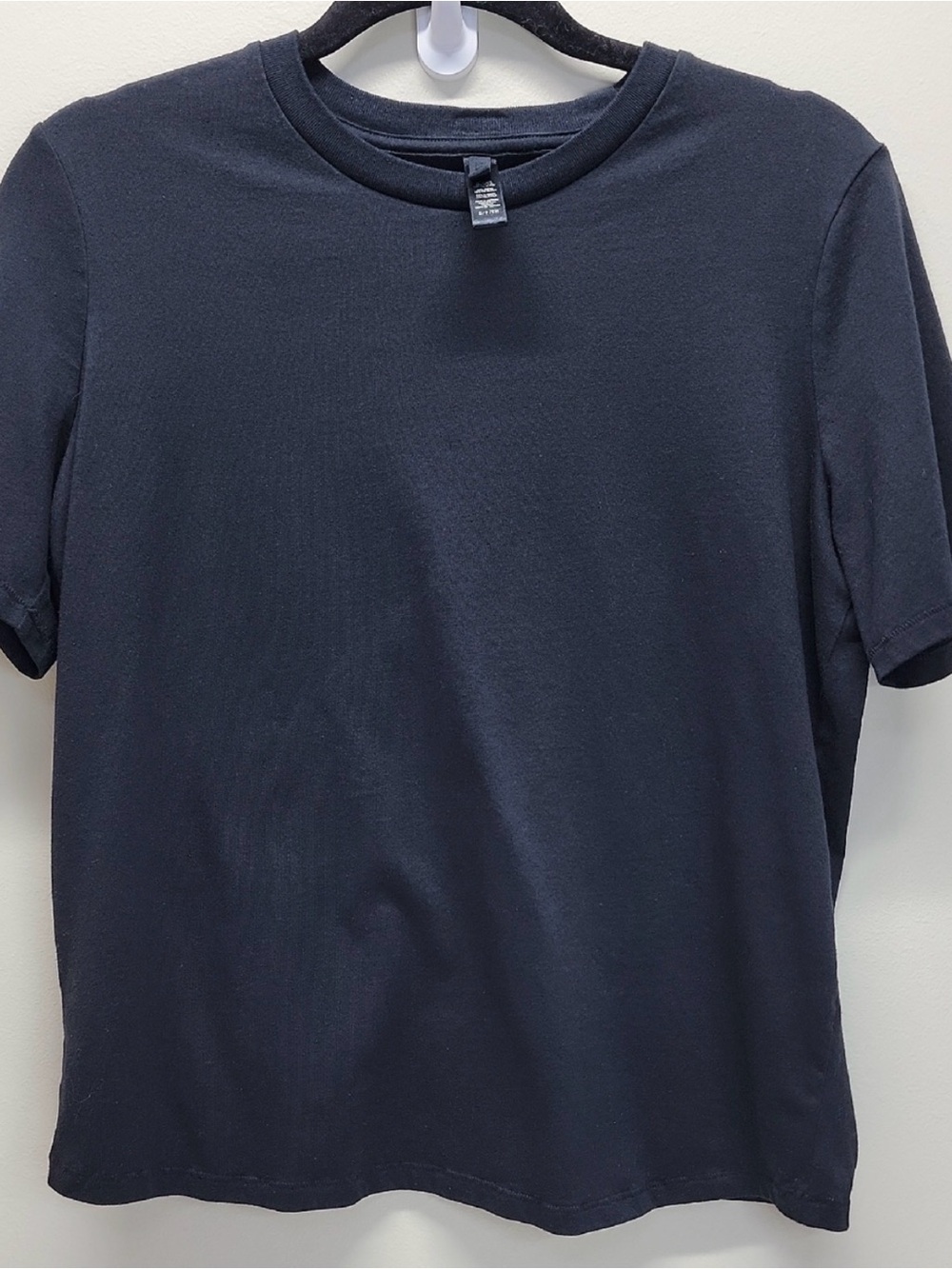 SKIMS Black Short Sleeve Crew Tee